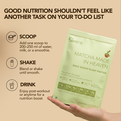 Daily Scoop Plant Protein Matcha